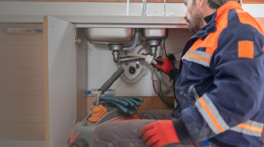 Professional slab leak plumber services in Yorktown, IN